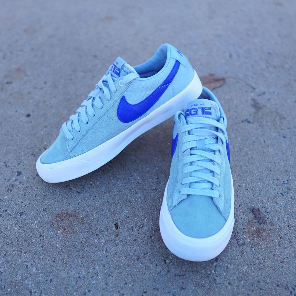 Nike SB Zoom Blazer Low Pro GT Grant Taylor Blue Skate Shoes 5.5M 7.5 DC7695-402